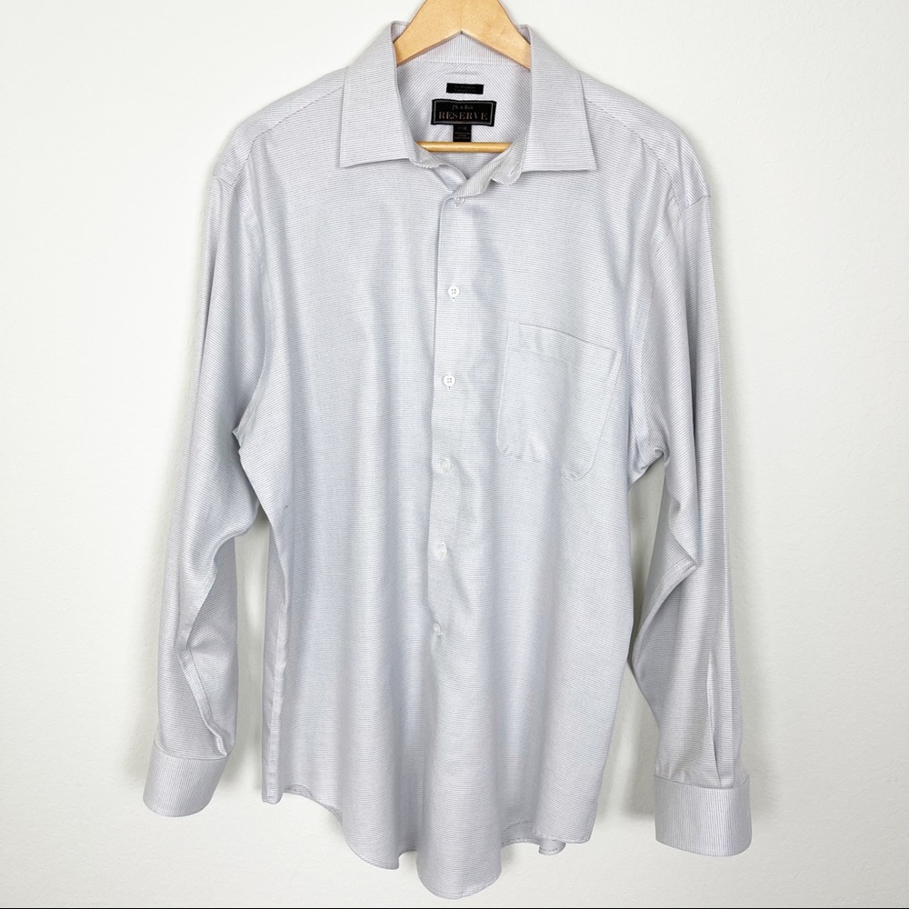 Jos. A. Bank Reserve Beige Dress Shirt